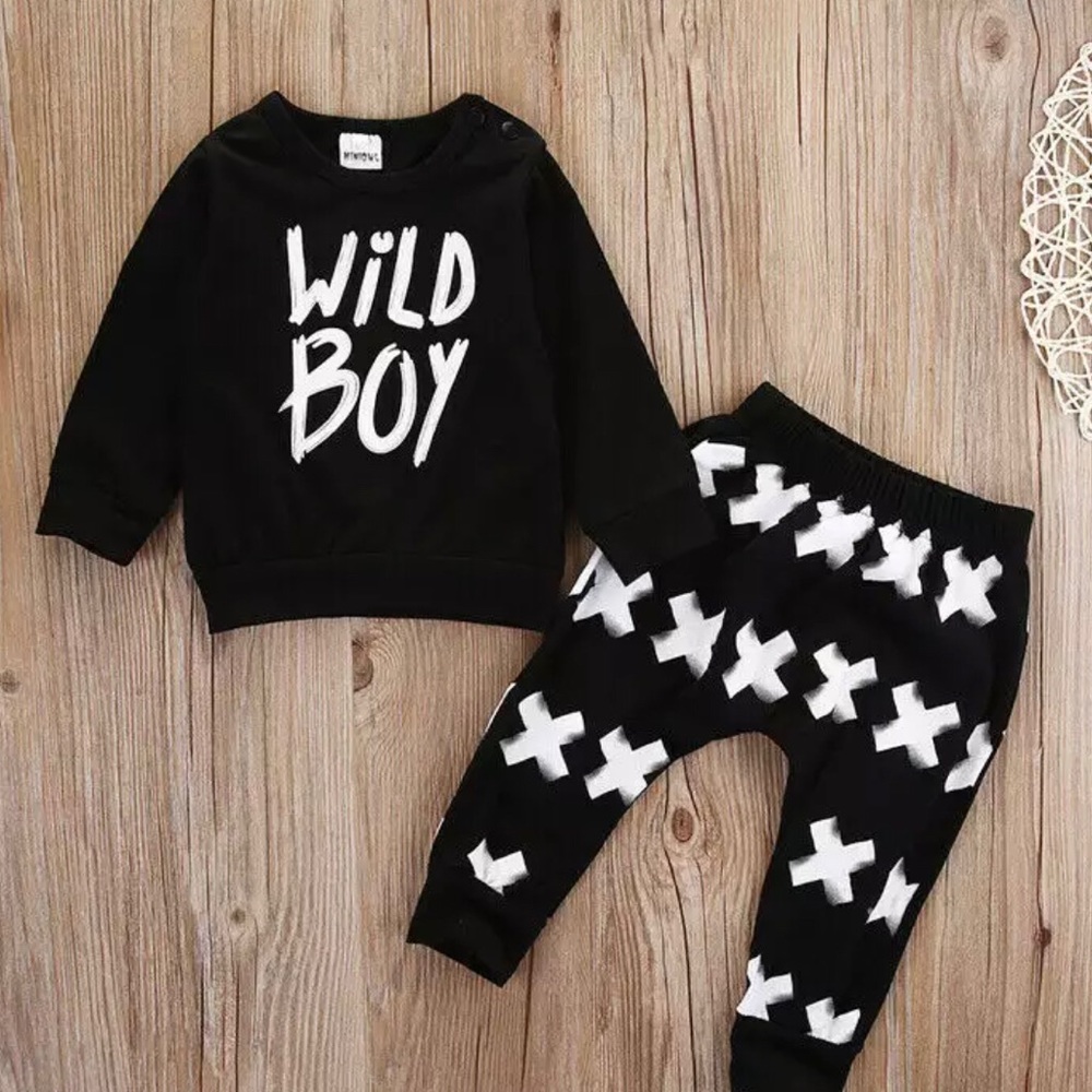 “Wild Boy” infant 2 pc set